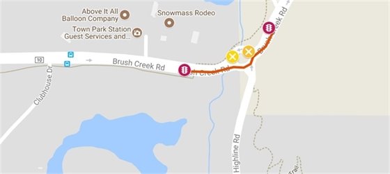 Roundabout Paving Repairs Map