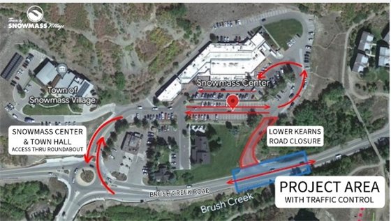 Kearns Rd Project area map
