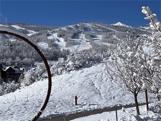 Snowmass Mountain with Snow