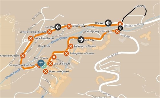 Vintage Car Race Map