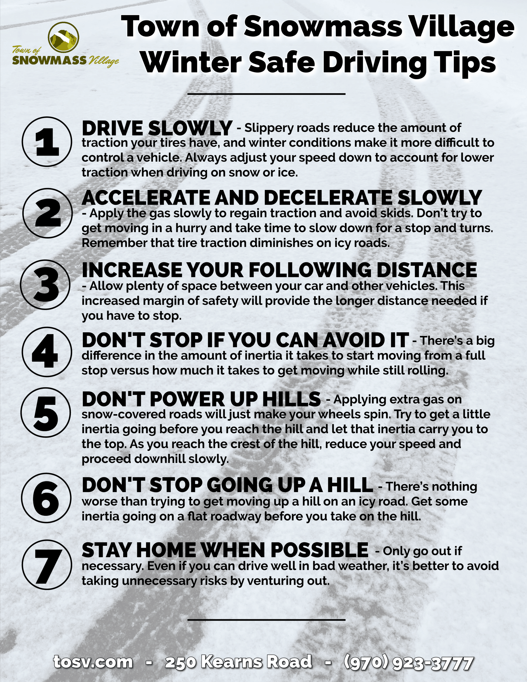 Winter Driving Tips