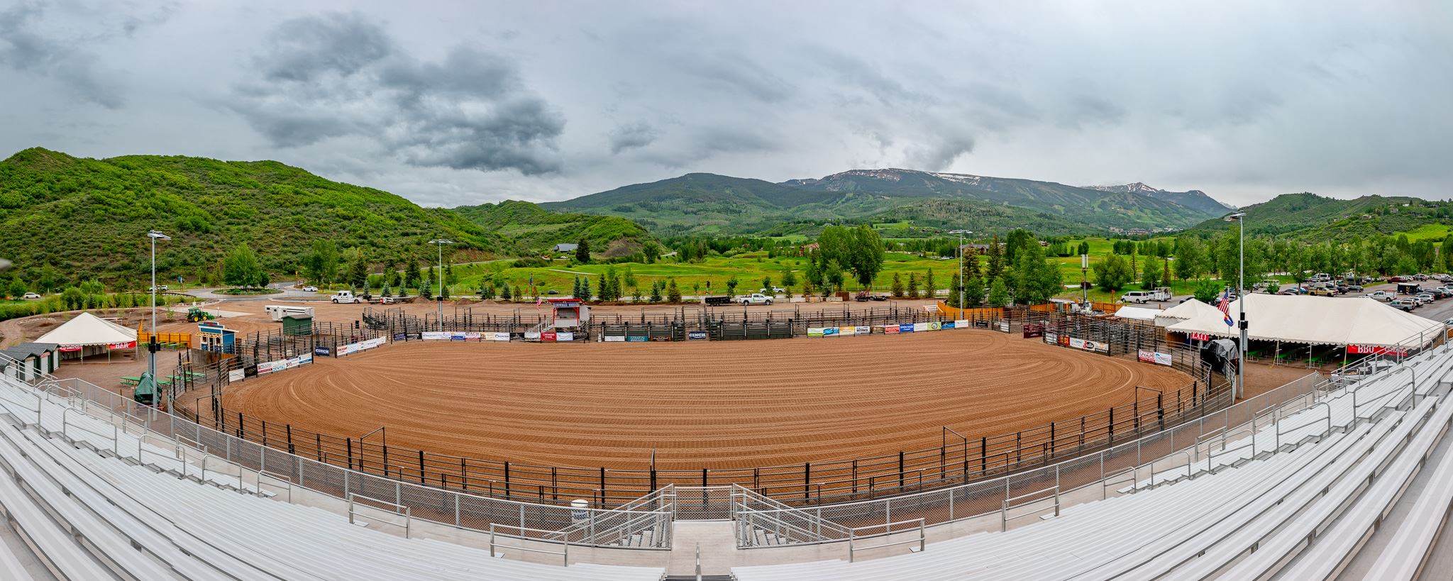 Snowmass Rodeo panoramic view
